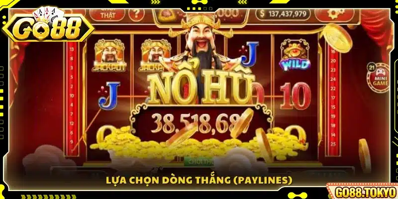 Tùy chọn các đường thắng (Paylines)